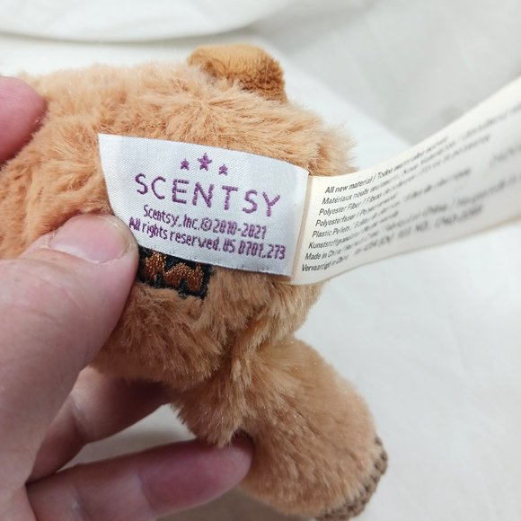 Scentsy Buddy Hamish the Highland Cow Brown Plush Vanilla Bean Scent Clip 8" - Picture 12 of 14